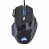 Souris optique gaming filaire - LED - 5500DPI