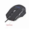 Souris optique gaming filaire - LED - 5500DPI
