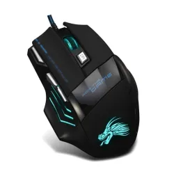 Souris optique gaming filaire - LED - 5500DPI