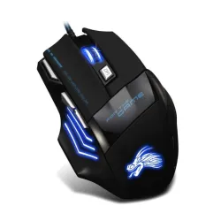 Souris optique gaming filaire - LED - 5500DPI