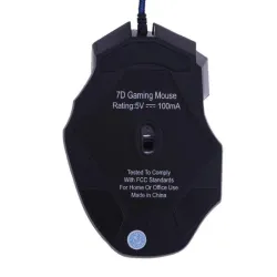 Souris optique gaming filaire - LED - 5500DPI