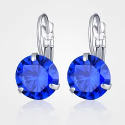 Boucles d'oreilles élégantes - avec zircone cubique