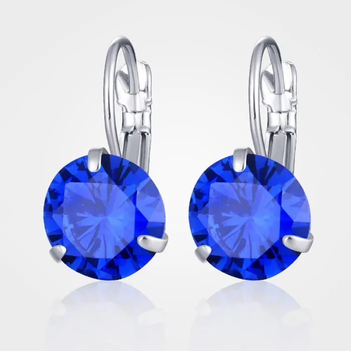 Boucles d'oreilles élégantes - avec zircone cubique