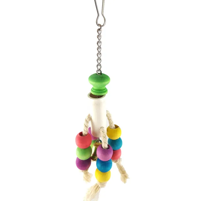 Jouet cage perroquet - avec grelot