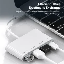 4-ports HUB - type-C / USB - splitter - OTG adapter - USB 3.0Hubs