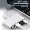 HUB 4 ports - type-C / USB - répartiteur - adaptateur OTG - USB 3.0