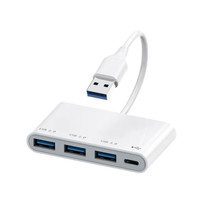 HUB 4 ports - type-C / USB - répartiteur - adaptateur OTG - USB 3.0