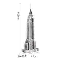 Puzzle en métal - kit de construction - Empire State Building