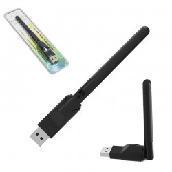 LAN Wi-Fi sans fil - adaptateur avec antenne - USB - 150 Mbps