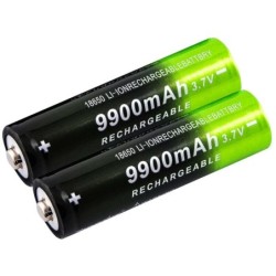 GTF - 18650 - 3.7V - 9900mAh - Batterie Li-on - rechargeable