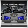 Enceinte Bluetooth - basses puissantes - Radio FM - Carte TF - LED - avec écran