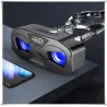 Enceinte Bluetooth - basses puissantes - Radio FM - Carte TF - LED - avec écran