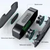 Enceinte Bluetooth - basses puissantes - Radio FM - Carte TF - LED - avec écran
