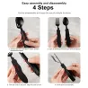 4 in 1 multifunction foldable cutlery - fork - spoon - knife - bottle openerSurvival tools