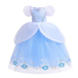 Robe princesse bleue - déguisement fille