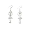 Boucles d'oreilles longues tendance - champignon / étoiles / lune