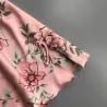 Chemise de nuit florale sexy - mini robe
