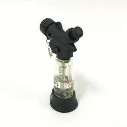 Briquet à gaz transparent - rechargeable