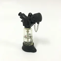 Briquet à gaz transparent - rechargeable
