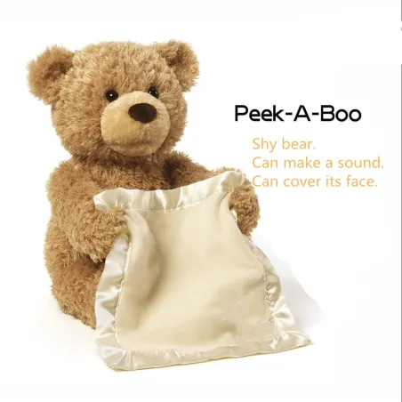 Ours Peekaboo - peluche parlante