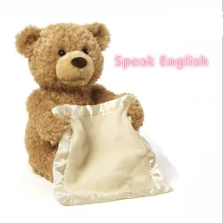 Ours Peekaboo - peluche parlante