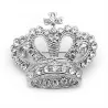 Broche couronne de cristal