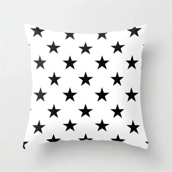 Housse de coussin déco - étoiles colorées - 45*45 cm