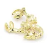 Broche scorpion cristal