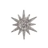 Broche étoile en cristal