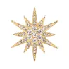 Broche étoile en cristal