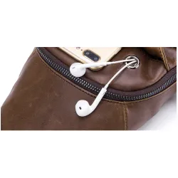 Sac à dos multifonction - sac à bandoulière en cuir