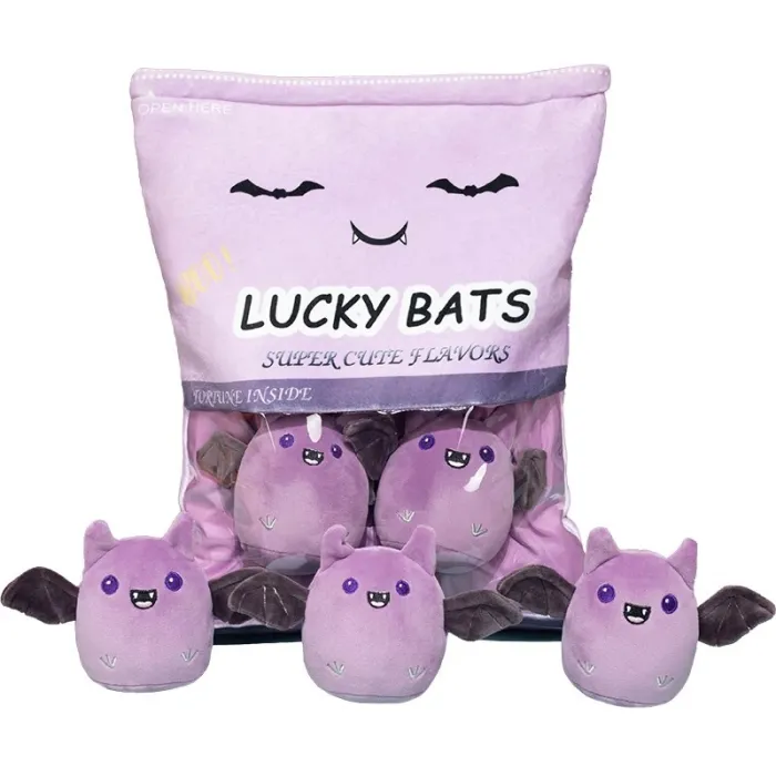 Oreiller rembourré - avec 5 petites chauves-souris