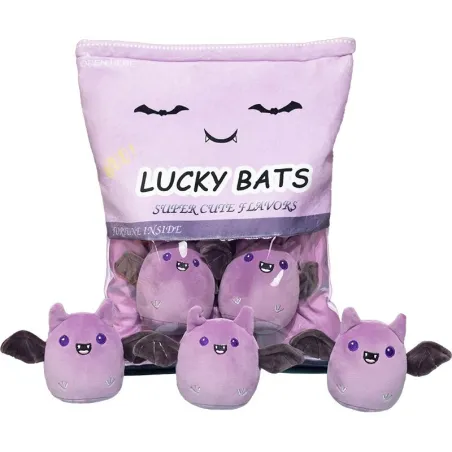 Oreiller rembourré - avec 5 petites chauves-souris
