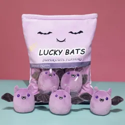 Oreiller rembourré - avec 5 petites chauves-souris