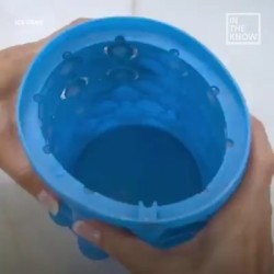 Boule à glace en silicone - seau - refroidisseur de bouteilles - avec couvercle