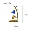 Grenouille jouant du violon / fleur - broche