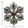 Grande fleur acrylique - broche vintage