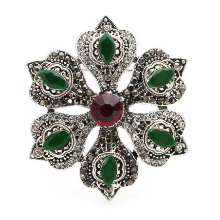 Grande fleur acrylique - broche vintage