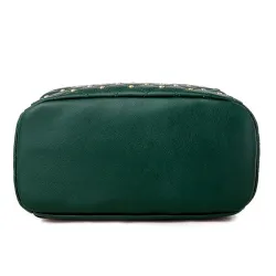 Sac à dos en cuir - avec clous décoratifs - grande capacité