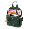 Sac à dos en cuir - avec clous décoratifs - grande capacité