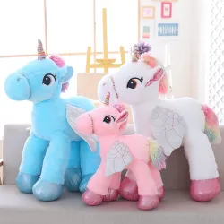 Licorne - peluche - 50cm - 60cm - 90cm