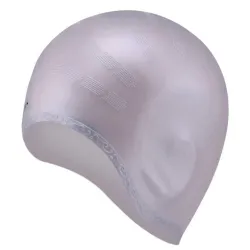 Bonnet de bain en silicone - protection oreilles / cheveux longs - imperméable - unisexe