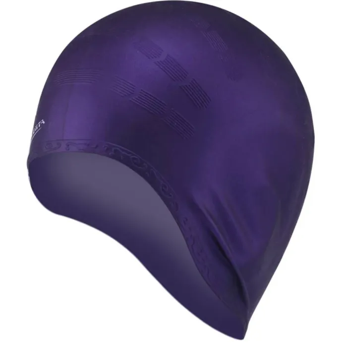 Bonnet de bain en silicone - protection oreilles / cheveux longs - imperméable - unisexe