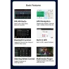 Car radio - 2 Din - 9 inch - Android 11 - 2GB - 32GB - Bluetooth - GPS - carplay - for Volkswagen Golf 5 6 PassatDin 2
