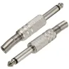 Jack audio mono 1/4" métal - 6.35mm - 75 * 15mm - 10 pièces