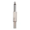 Jack audio mono 1/4" métal - 6.35mm - 75 * 15mm - 10 pièces