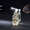 Briquet au butane transparent - ignifuge - coupe-vent