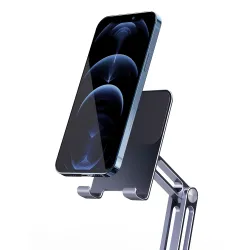 Support pour téléphone / tablette - support en métal - rotatif - réglable