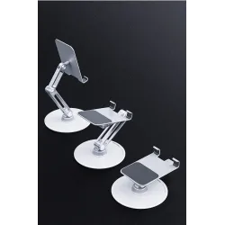 Support pour téléphone / tablette - support en métal - rotatif - réglable