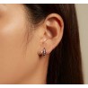 Red carp shaped earrings - 925 sterling silverEarrings